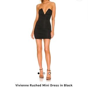 Superdown Vivienne ruched mini dress size S